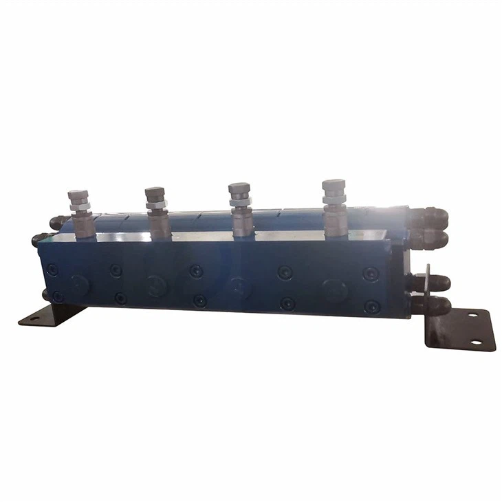 4 Section Synchronous Hydraulic Gear Flow Divider